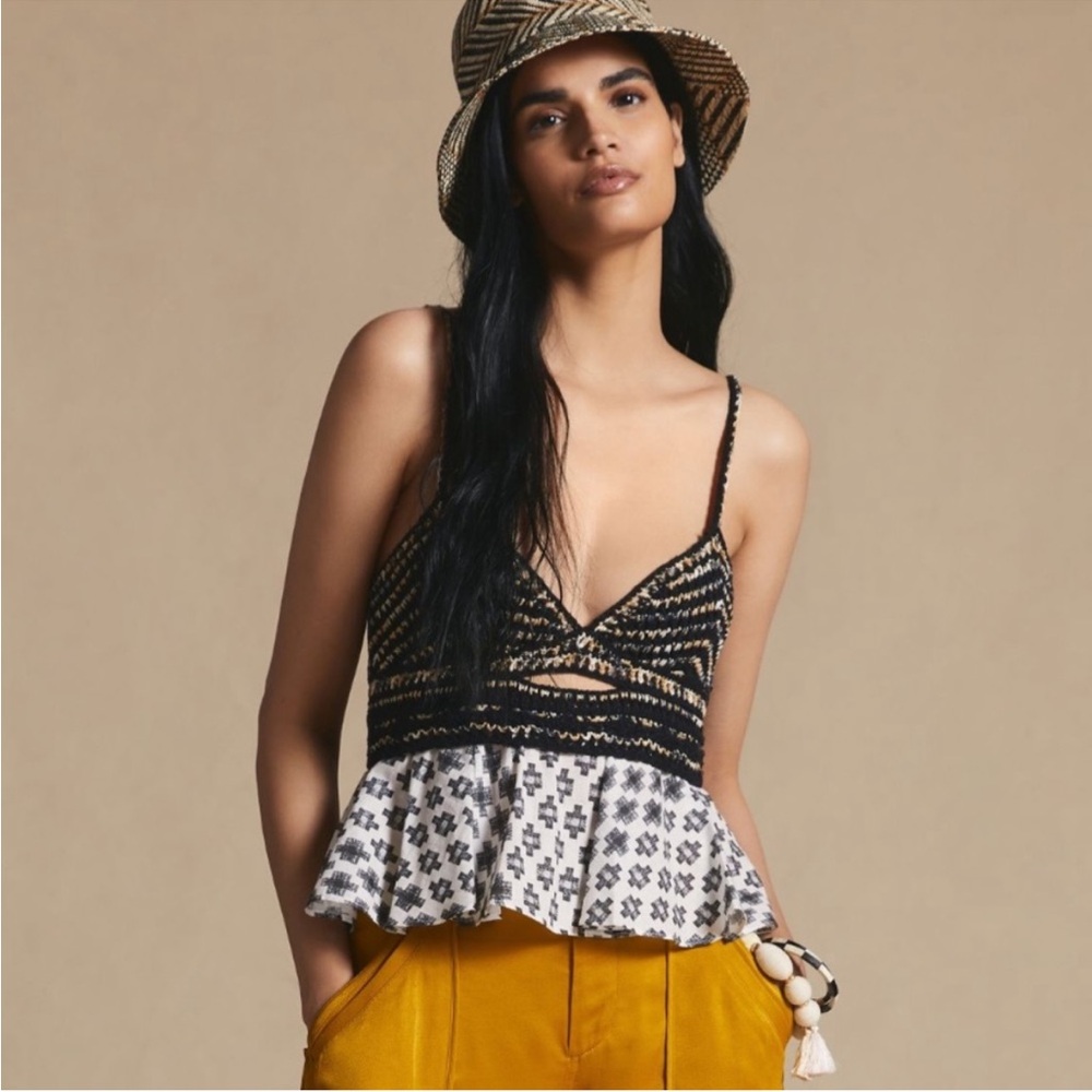 NWT Anthropologie Freida Layered Sweater Tank